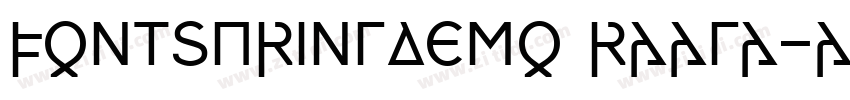 FONTSPRINGDEMO RocGr字体转换